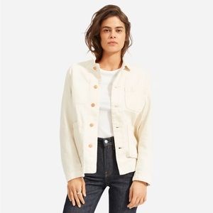 Everlane Denim Chore Jacket in bone